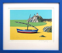 Josef Velčovský - Starý přístav z Provence - grafika